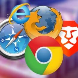 Lista com os navegadores de internet mais utilizados no mundo