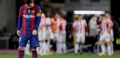 Messi é expulso, Athletic Bilbao derrota Barcelona e conquista Supercopa
