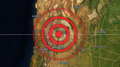Terremoto de 6,4 graus na Argentina é sentido em várias regiões e até no Chile