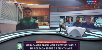 Raphael Veiga diz que vomitou em intervalo de jogo por causa de covid-19