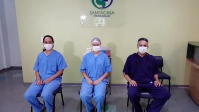 Covid-19: Três profissionais de saúde são os primeiros vacinados em Paranavaí