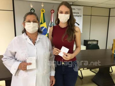 Enfermeiras Patrícya e Dulce são as primeiras a serem vacinadas em Marechal Rondon