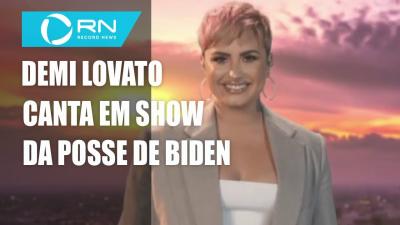 Demi Lovato canta em show da posse de Biden