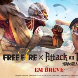 Free Fire anuncia crossover com Attack on Titan