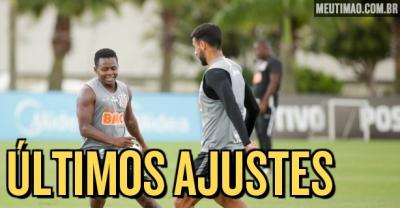 Com Jemerson e Cazares, Corinthians finaliza preparação para duelo com Santos; veja provável time