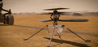 Companheiro do Perseverance, drone Ingenuity liga de Marte para casa