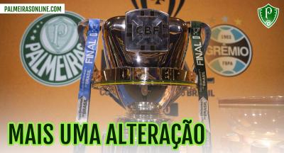 Outra mudança! Grêmio pede para a CBF nova alteração na final da Copa do Brasil