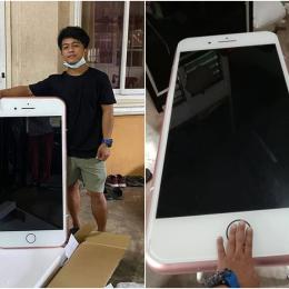 Adolescente compra um iPhone barato online e obtém uma mesa de centro em formato de iPhone