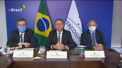 Em reunião de 30 anos do Mercosul, Bolsonaro defende ampliação do comércio com países fora do bloco