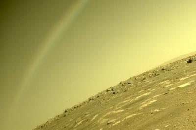 NASA divulga foto de 'arco-íris' em Marte e explica fenômeno