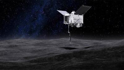 A coleta de amostras no asteroide Bennu marcou sua superfície — literalmente