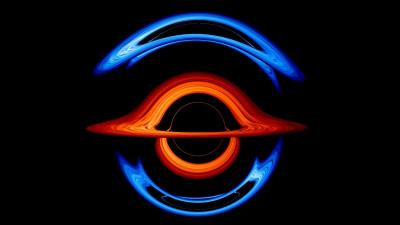 Veja as distorções da luz na órbita de dois buracos negros neste vídeo incrível!