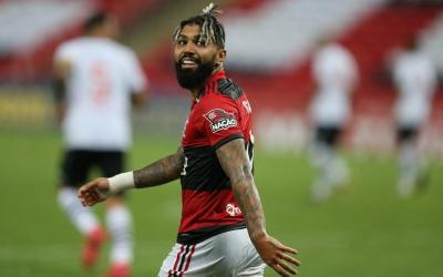 Gabigol, do Flamengo, provoca Vasco após eliminação no Carioca