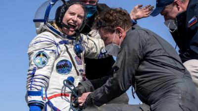 Astronautas da Expedição 64 voltam à Terra após seis meses vivendo na ISS