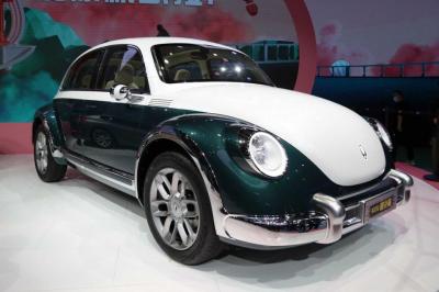 ‘Fusca elétrico chinês’ mostra mais semelhanças com o clássico da VW