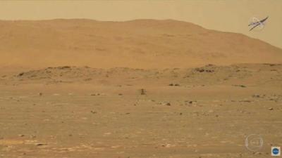 Drone da Nasa realiza em Marte o primeiro voo da história em outro planeta