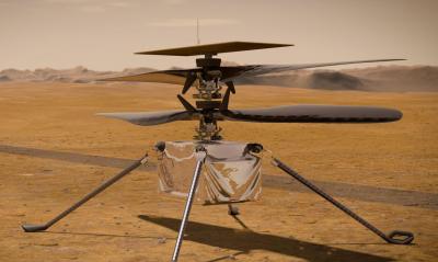 Perseverance capta o som do voo do helicóptero Ingenuity em Marte