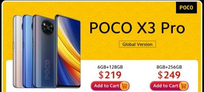 PROMOÇÃO: POCO X3 Pro com Snapdragon 860, 6GB+128GB à venda por US$219 (R$1.100)