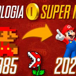 A evolução dos jogos do Mario (Ordem Cronológica)