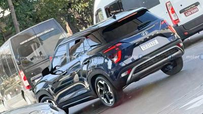 Flagra! Novo Hyundai Creta 2022 mostra traseira em nova imagem