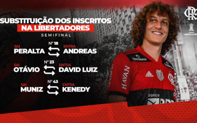 Flamengo oficializa trocas na lista de inscritos da Libertadores; veja quem sai para entrada de reforços