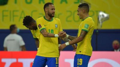 Neymar e Raphinha brilham, e seleção brasileira vence o Uruguai dando show nas eliminatórias