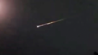 Satélite russo volta para a Terra e queima como bola de fogo no céu; veja vídeo