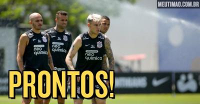 Corinthians encerra preparação para jogo contra o Internacional; veja provável escalação