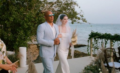 Vin Diesel leva filha de Paul Walker para o altar em casamento