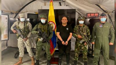 “Otoniel”, traficante de drogas mais procurado da Colômbia, é capturado
