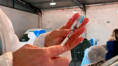 Profissionais da Saúde recebem 3° dose da vacina no Salão de Festas da Catedral