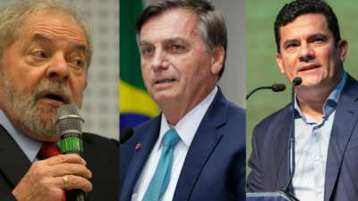 Pesquisa Ipespe aponta Lula na liderança, seguido por Bolsonaro e Moro