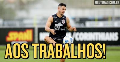 Corinthians se reapresenta e Giuliano participa de primeiro treino para encarar o Grêmio