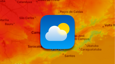 Como ver o mapa de temperatura e qualidade do ar no iPhone