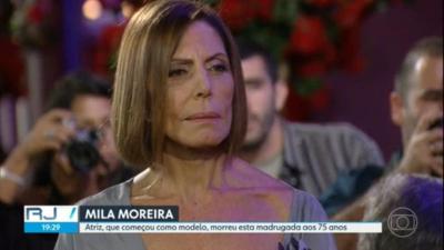 Corpo da atriz Mila Moreira será cremado nesta terça-feira
