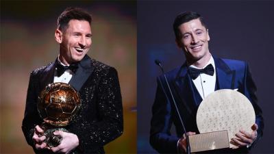 Lewandowski classifica discurso de Messi na Bola de Ouro como 'vazio'