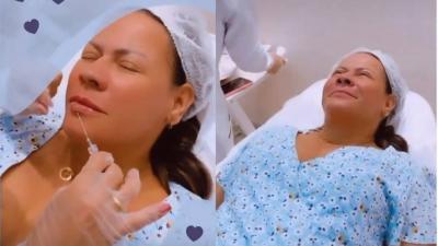 Mãe de Marília Mendonça aplica botox e passa por procedimento nos lábios antes de premiação