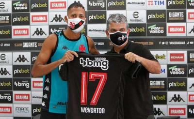 Vasco apresenta Weverton, ex-lateral do Cruzeiro