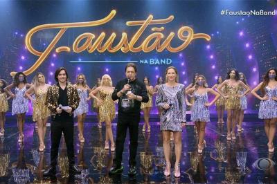 Na volta à TV, Faustão leva Band ao segundo lugar de audiência