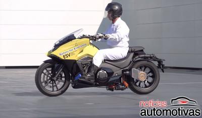 Honda Riding Assist: motocicleta se mantém em pé, mesmo parada