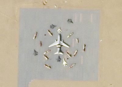Foto de satélite indica que China construiu modelo de avião do Japão para treinar ataque, diz site