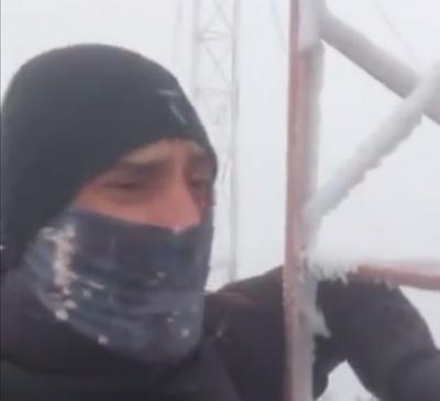 Frio de -12ºC surpreende alpinistas em pico no Paraná; veja o vídeo