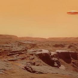 Rover marciano capturou imagens de um OVNI que o observava