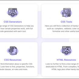 Ferramentas para desenvolvimento CSS e HTML online e em um único site