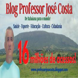 O Blog Professor José Costa alcança a marca espetacular de 16 milhões de acessos
