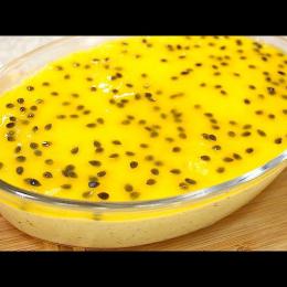 Mousse DELICIOSO de maracujá que sua familia vai amar