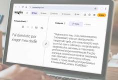 Ferramenta de IA que traduz frases para 