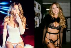 400 fotos de Sydney Sweeney apresentando sua marca de lingerie.