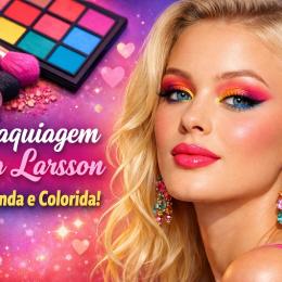 Maquiagem Zara Larsson - Make linda e colorida!