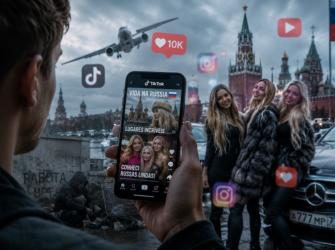 Influenciadores lucram com conteúdo que facilita relacionamentos de brasileiros na Rússia